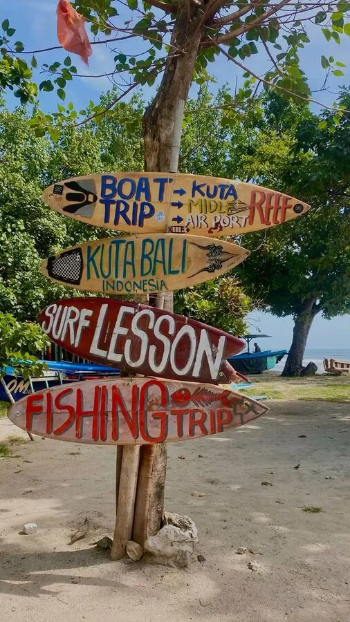 Angebote für Freizeitaktivitäten am Strand
