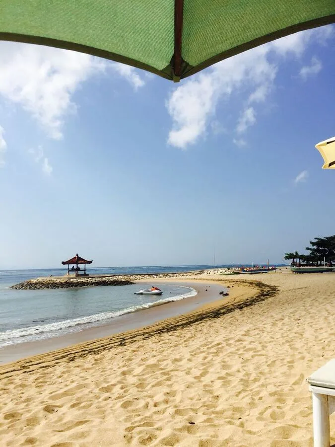 Strandabschnitt in Sanur