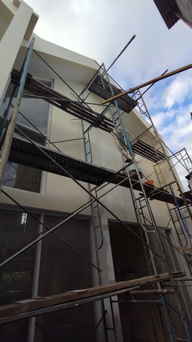 Neue Fassade und Anstrich