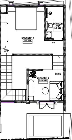 Grundriss Villa C – Obergeschoss