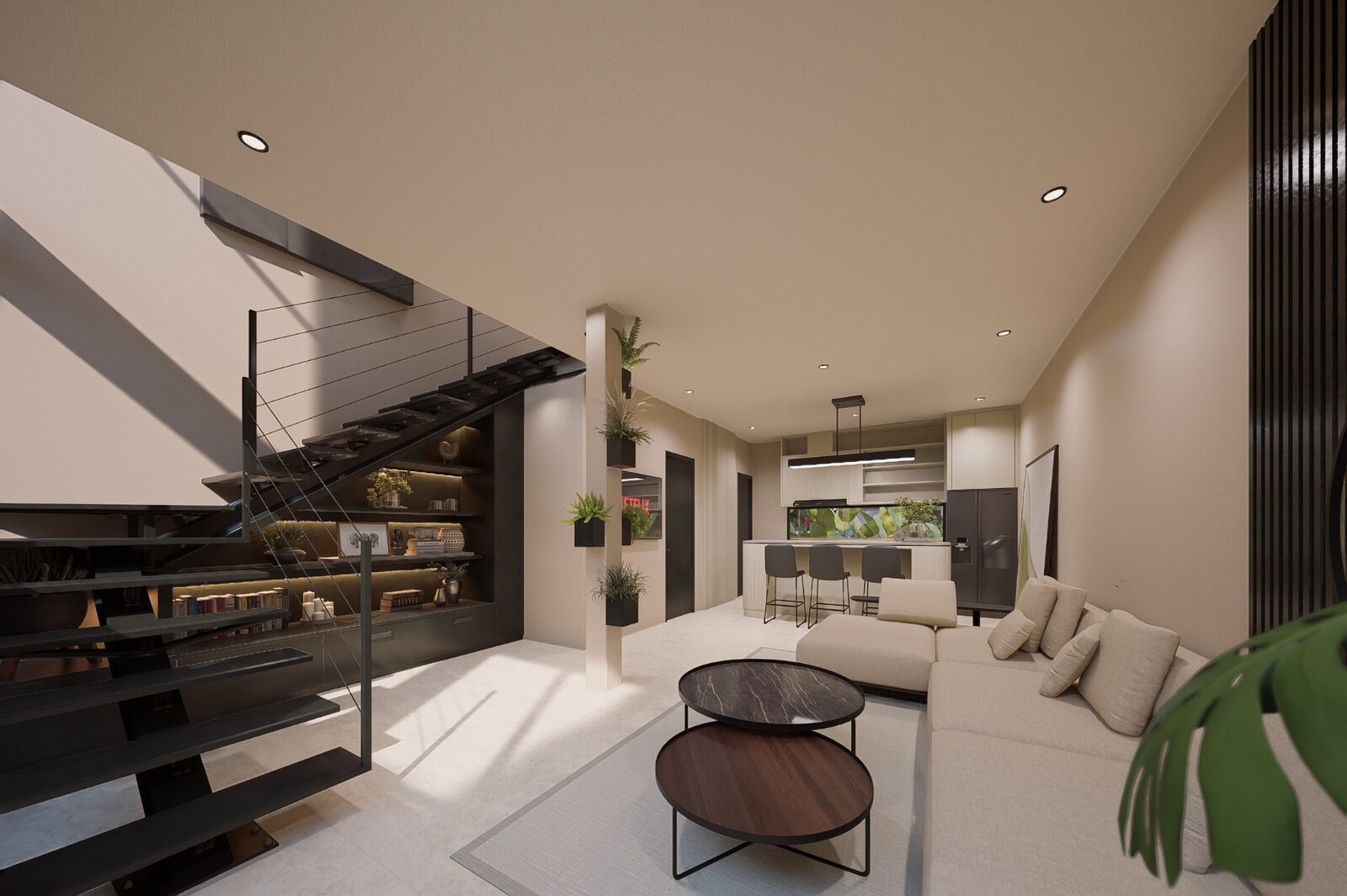 Wohn- und Essbereich – The Sand Villas Sanur