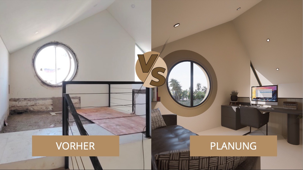 Vorher/Nachher – Arbeitszimmer