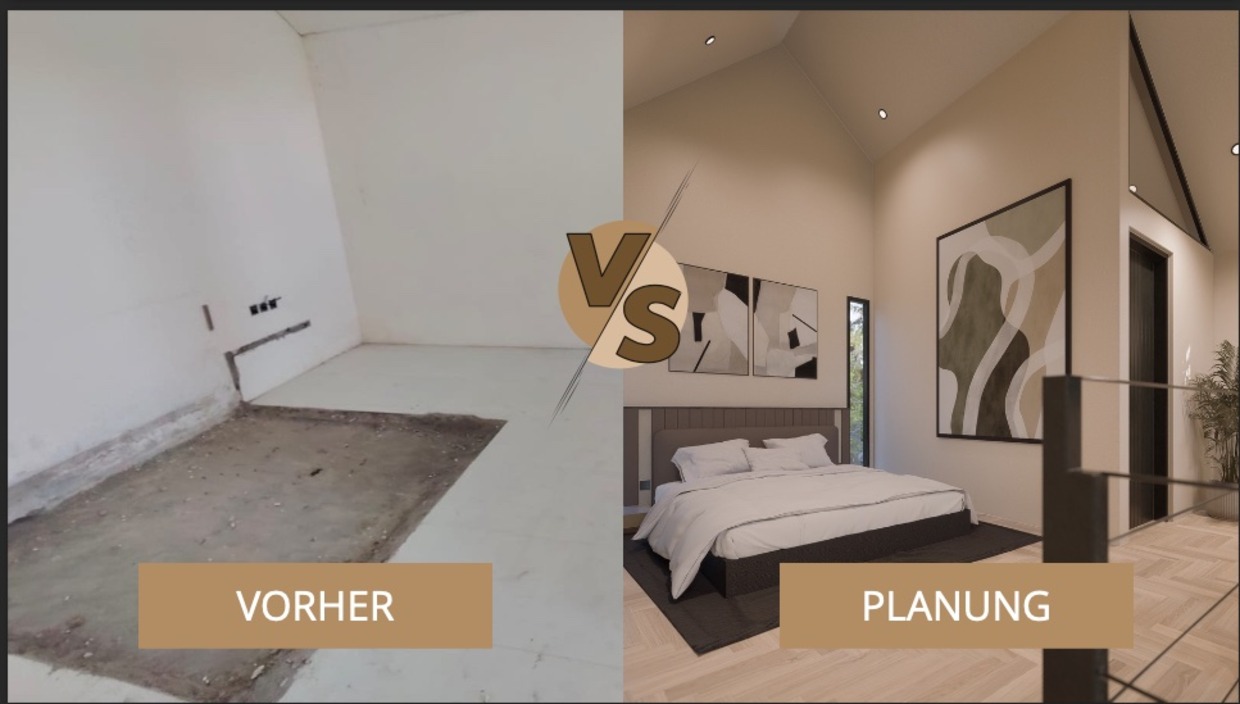 Vorher/Nachher – Schlafzimmer