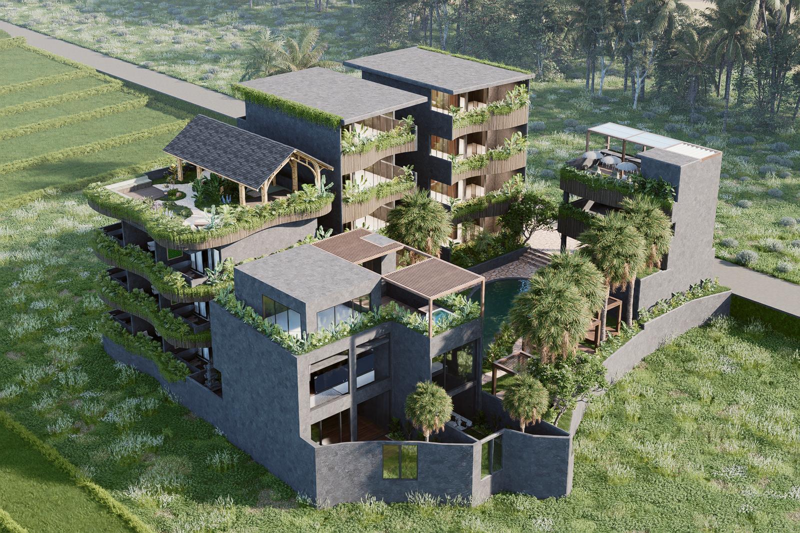 Piece of Paradise Seseh – Luftansicht